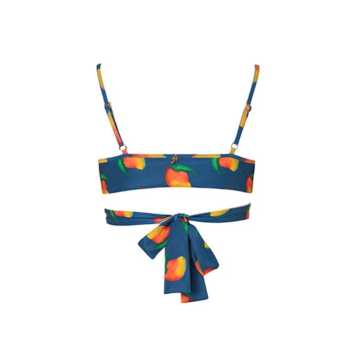 Miramar swimwear blue mangoes top Coveti