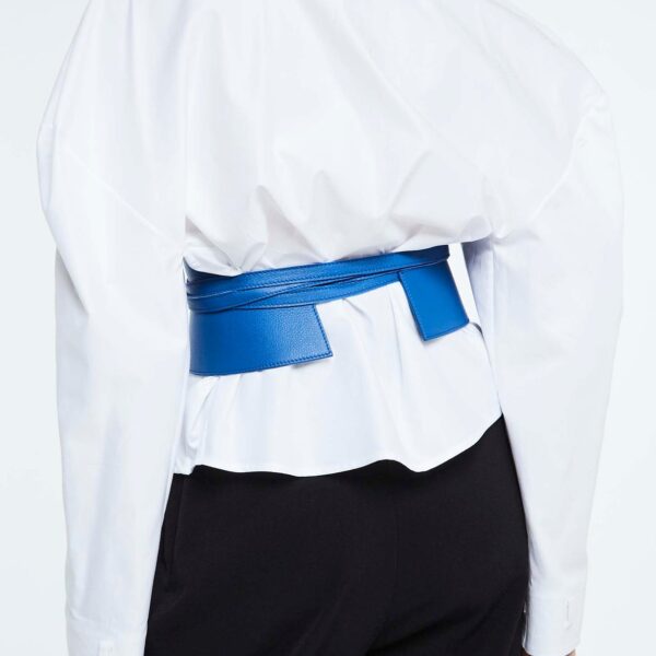 Wrap Electric Blue Corset Belt Coveti