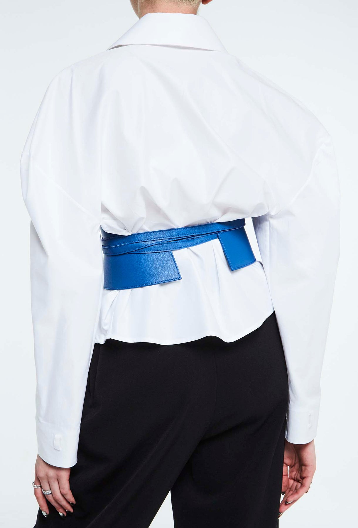 Wrap Electric Blue Corset Belt Coveti